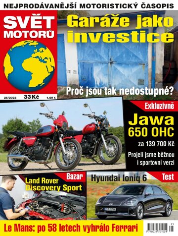 Obálka e-magazínu Svět motorů 25/2023