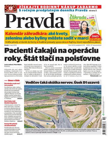 Obálka e-magazínu Pravda 06. 03. 2024