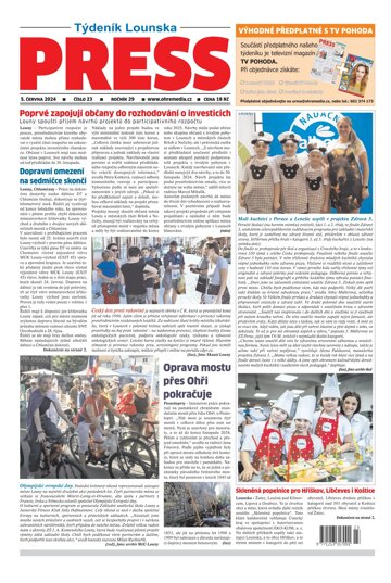 Obálka e-magazínu Lounský press 23/24