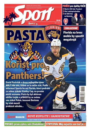 Obálka e-magazínu Sport 28.6.2025