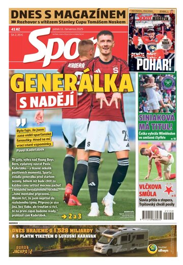 Obálka e-magazínu Sport 11.7.2025