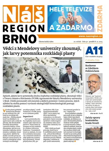 Obálka e-magazínu Náš Region - Brno 50/2025