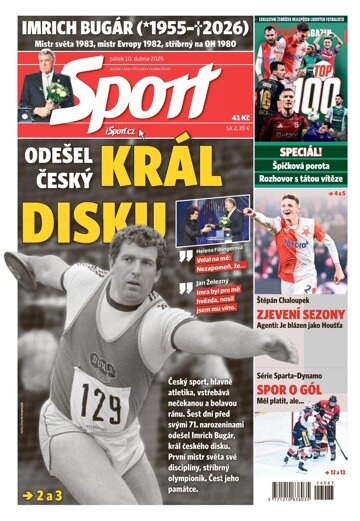 Obálka e-magazínu Sport 10.4.2026