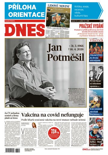 Obálka e-magazínu MF Dnes 18.4.2026