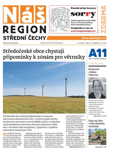 Obálka e-magazínu Náš Region - Střední Čechy 21/2026
