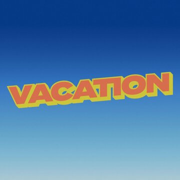 Obálka uvítací melodie Vacation