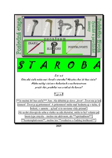 Obálka knihy Staroba