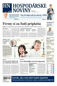 Obálka e-magazínu Hospodárske noviny 07.10.2014