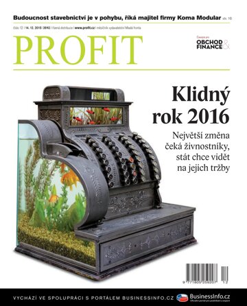 Obálka e-magazínu Profit 14.12.2015