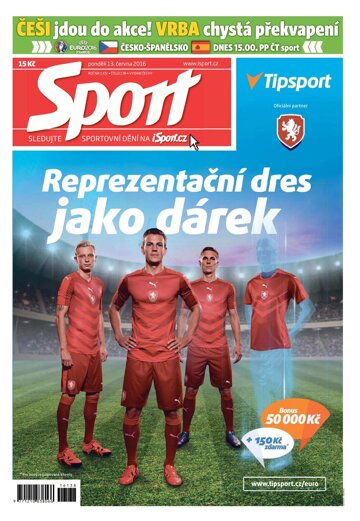 Obálka e-magazínu Sport 13.6.2016