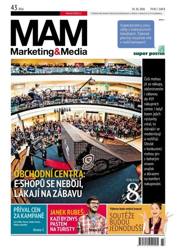 Obálka e-magazínu Marketing & Media 43 - 24.10.2016