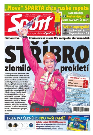 Obálka e-magazínu Sport 16.2.2017