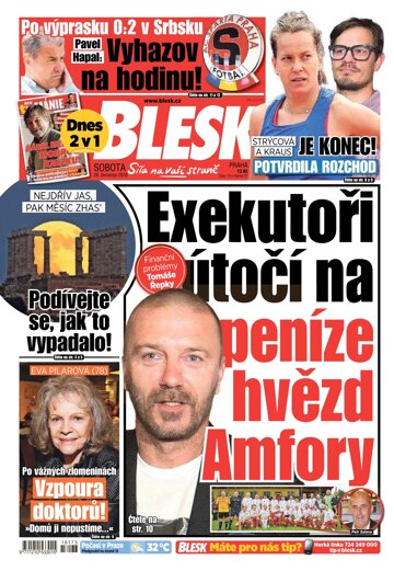 Obálka e-magazínu Blesk 28.7.2018