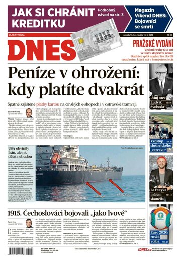 Obálka e-magazínu MF Dnes 15.6.2019