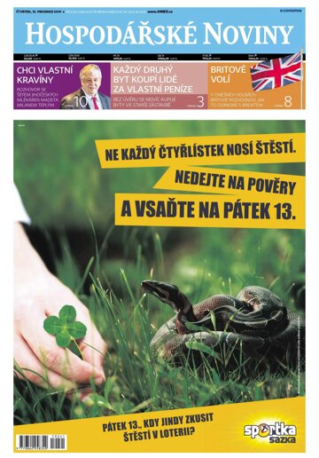 Obálka e-magazínu Hospodářské noviny 241 - 12.12.2019