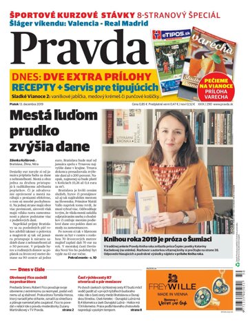 Obálka e-magazínu Pravda 13. 12. 2019