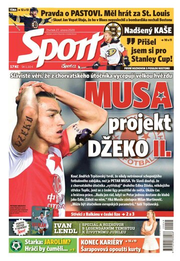 Obálka e-magazínu Sport 27.2.2020