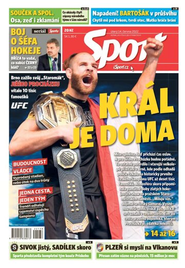 Obálka e-magazínu Sport 14.6.2022