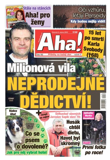 Obálka e-magazínu AHA! 6.8.2022