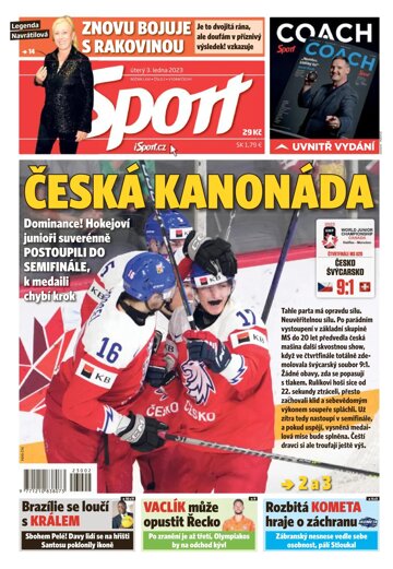 Obálka e-magazínu Sport 3.1.2022