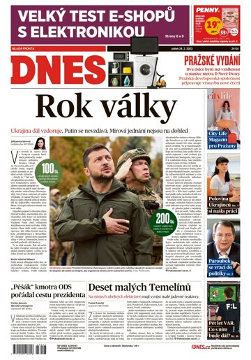 Obálka e-magazínu MF Dnes 24.2.2023