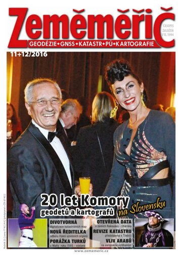 Obálka e-magazínu Zeměměřič 2016-11+12