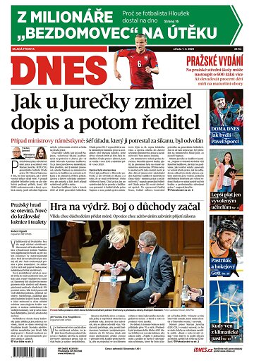 Obálka e-magazínu MF Dnes 1.3.2023