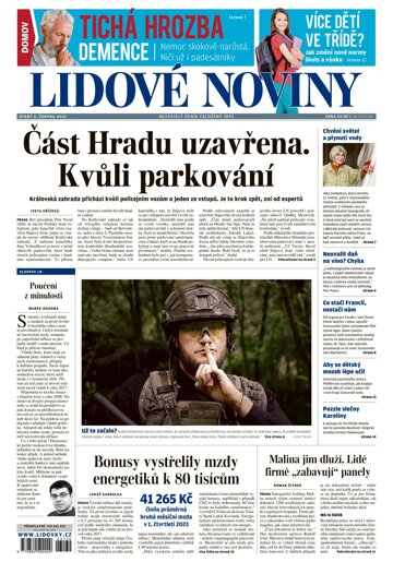 Obálka e-magazínu Lidové noviny 6.6.2023