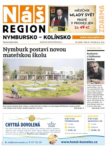 Obálka e-magazínu Náš Region - Nymbursko/Kolínsko 26/2023