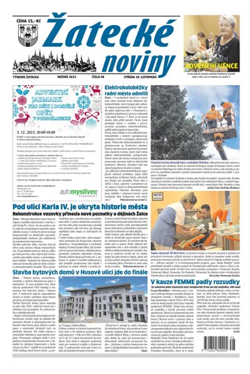 Obálka e-magazínu Žatecké noviny 48/23