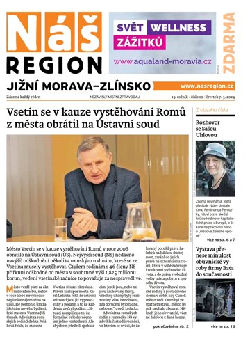 Obálka e-magazínu Náš Region - Jižní Morava/Zlínsko 10/2024
