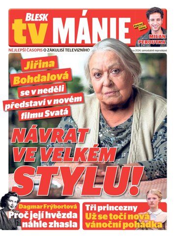 Obálka e-magazínu Blesk Tv manie 18.5.2024