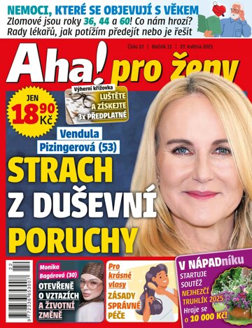 Obálka e-magazínu AHA! pro ženy 22/2025