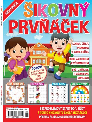 Obálka e-magazínu Knihovnička Junior - Než škola zavolá... 1/2025