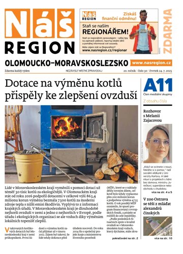 Obálka e-magazínu Náš Region - Olomoucko/Moravskoslezsko 30/2025