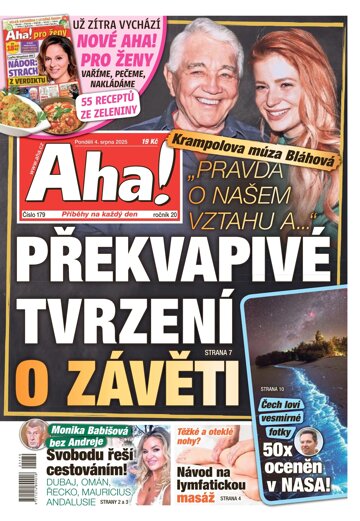 Obálka e-magazínu AHA! 4.8.2025