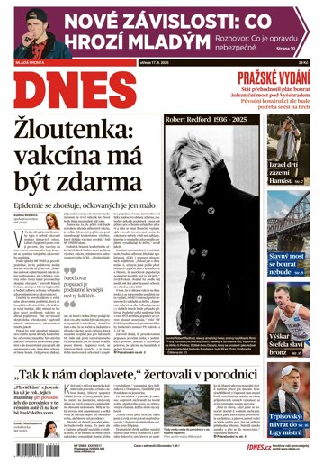 Obálka e-magazínu MF Dnes 17.9.2025