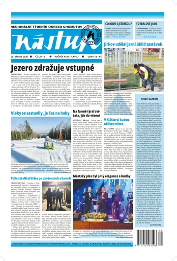 Obálka e-magazínu Nástup 13/26