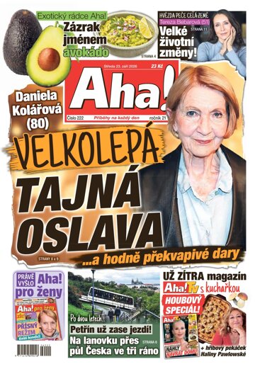 Obálka e-magazínu AHA! 23.9.2026