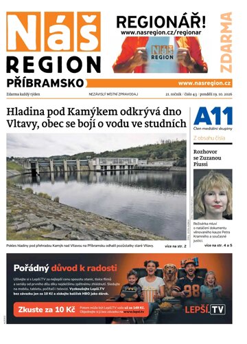 Obálka e-magazínu Náš Region - Příbramsko 43/2026