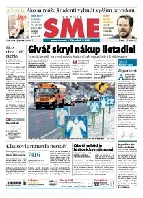Obálka e-magazínu SME 4.1.2013