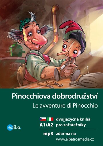 Obálka knihy Pinocchiova dobrodružství A1/A2