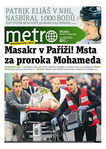 Obálka e-magazínu deník METRO 8.1.2015