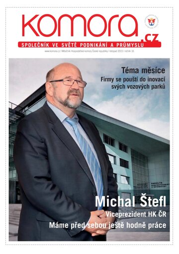 Obálka e-magazínu Komora Listopad 2015