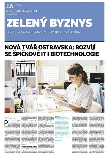 Obálka e-magazínu Hospodářské noviny - příloha 191 - 3.10.2016 příloha Zelený byznys