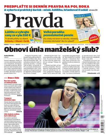 Obálka e-magazínu Pravda 4.2.2017