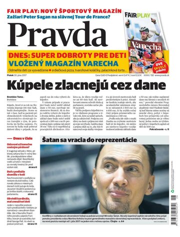 Obálka e-magazínu Pravda 30. 6. 2017