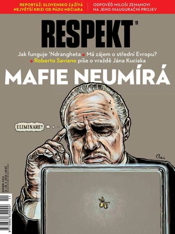 Obálka e-magazínu Respekt 11/2018