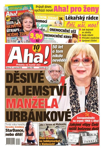 Obálka e-magazínu AHA! 21.8.2018