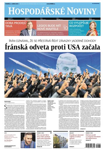 Obálka e-magazínu Hospodářské noviny 003 - 6.1.2020